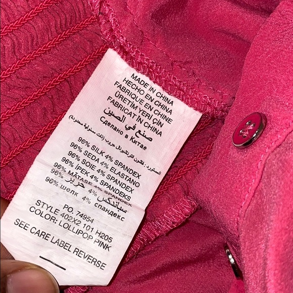 COPY - Cute Pink Bebe blouse 🎀 - Picture 5 of 5